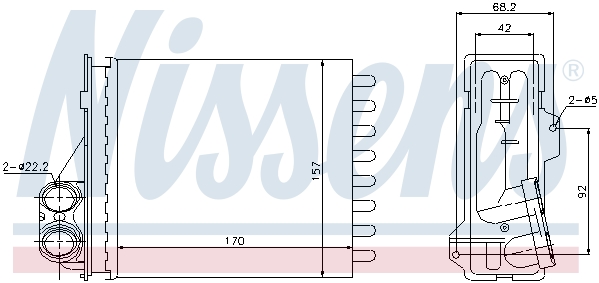 Nagrzewnica NISSENS 76512