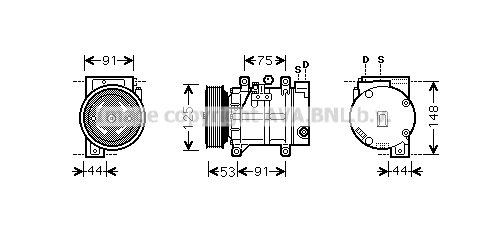 Kompresor klimatyzacji AVA QUALITY COOLING DNAK259