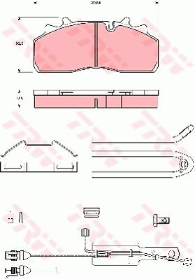 Klocki hamulcowe TRW GDB5095