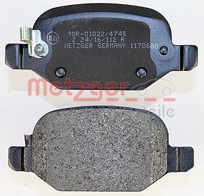 Klocki hamulcowe METZGER 1170680