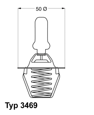 Termostat WAHLER 3469.91D