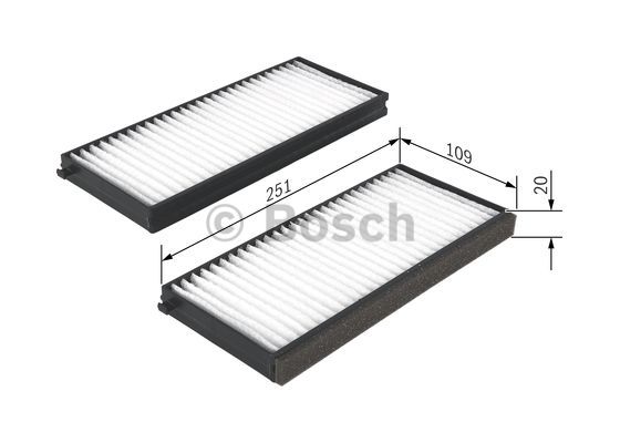 Filtr kabinowy BOSCH 1 987 432 260