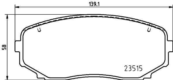 Klocki hamulcowe HELLA 8DB 355 037-911