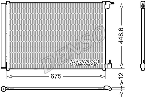Skraplacz klimatyzacji DENSO DCN17060