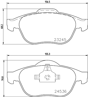 Klocki hamulcowe HELLA 8DB 355 009-101