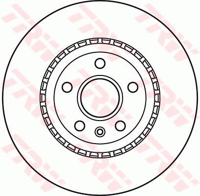 Tarcza hamulcowa TRW DF6113S