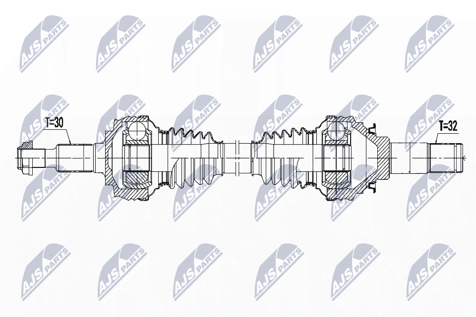 Wał napędowy NTY NPW-PS-009