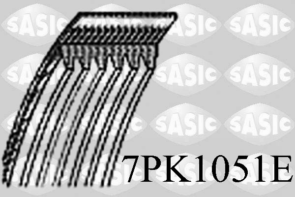 Pasek klinowy wielorowkowy SASIC 7PK1051E