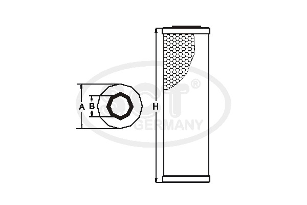 Filtr oleju SCT GERMANY SH 435 P