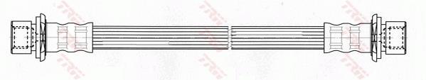 Przewód hamulcowy elastyczny TRW PHA432
