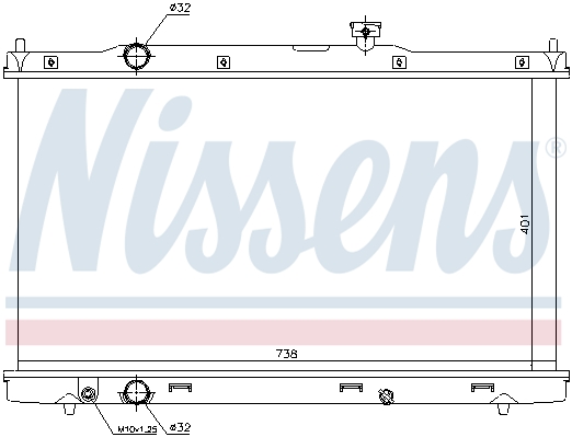 Chłodnica NISSENS 681376