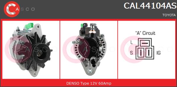 Alternator CASCO CAL44104AS