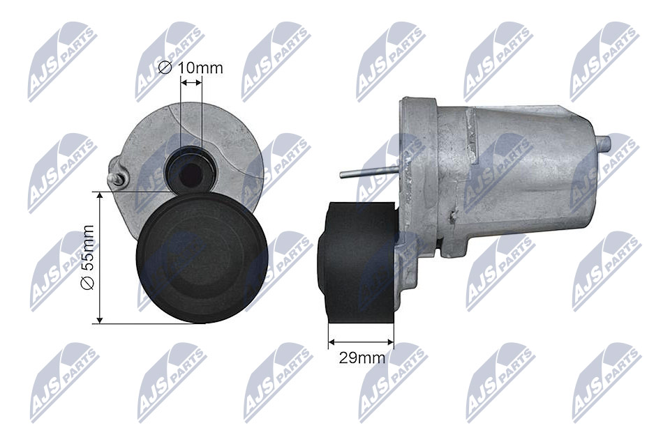 Rolka napinacza paska osprzętu NTY RNK-BM-018