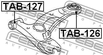 Tuleja wahacza FEBEST TAB-126