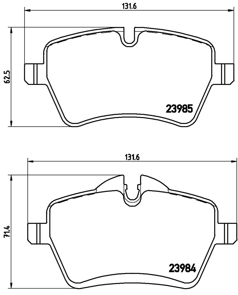 Klocki hamulcowe BREMBO P 06 051X