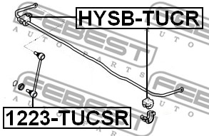 Łącznik stabilizatora FEBEST 1223-TUCSR