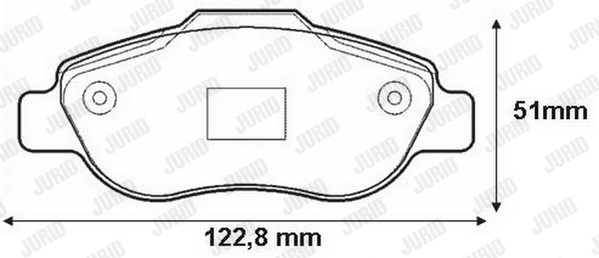 Klocki hamulcowe JURID 573168J