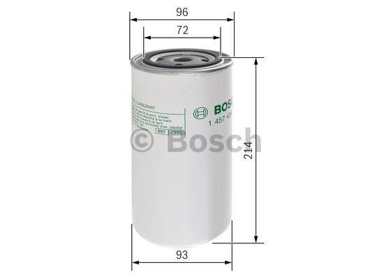 Filtr paliwa BOSCH 1 457 434 294