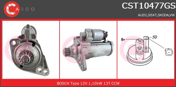 Rozrusznik CASCO CST10477GS