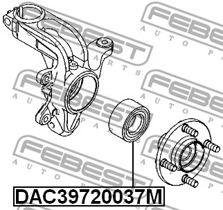 Łożysko koła FEBEST DAC39720037M