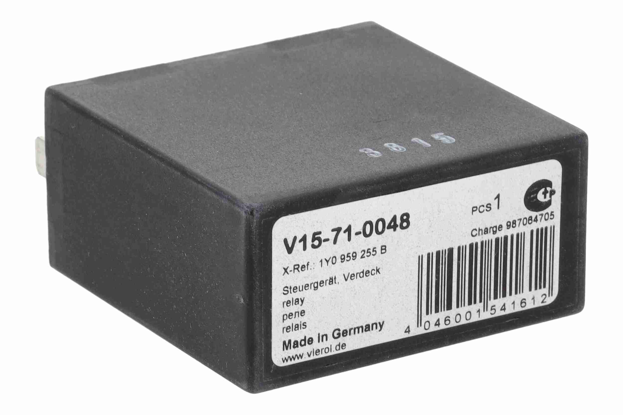 Czujnik ciśnienia powietrza, adaptacja wysokościowa VEMO V42-72-0108