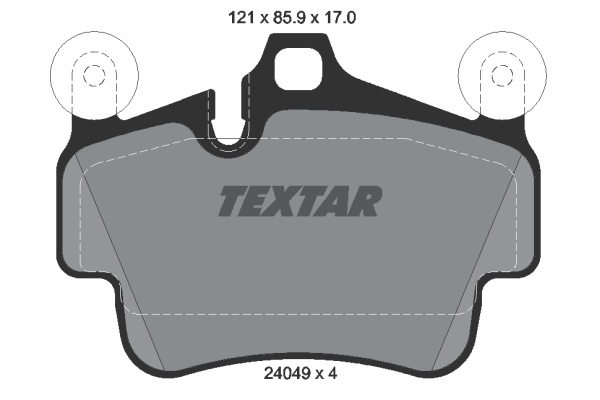 Klocki hamulcowe TEXTAR 2404901