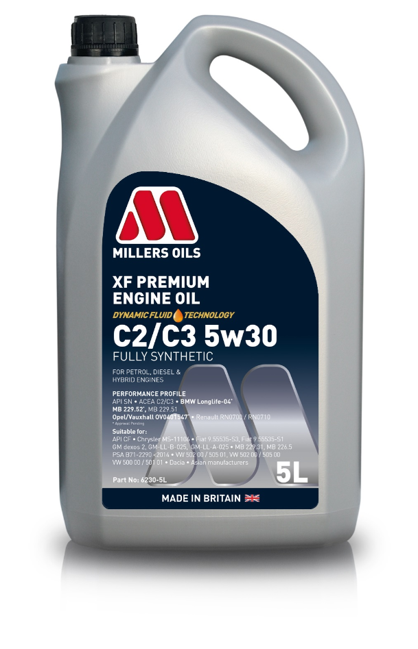 Olej silnikowy Millers Oils XF Premium C2/C3 5l 5W30