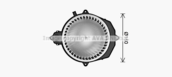 Wentylator wnętrza AVA QUALITY COOLING CN8329