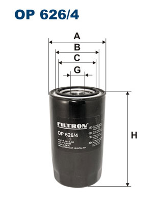 Filtr oleju FILTRON OP626/4