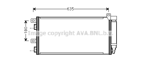 Skraplacz klimatyzacji AVA QUALITY COOLING BWA5256D