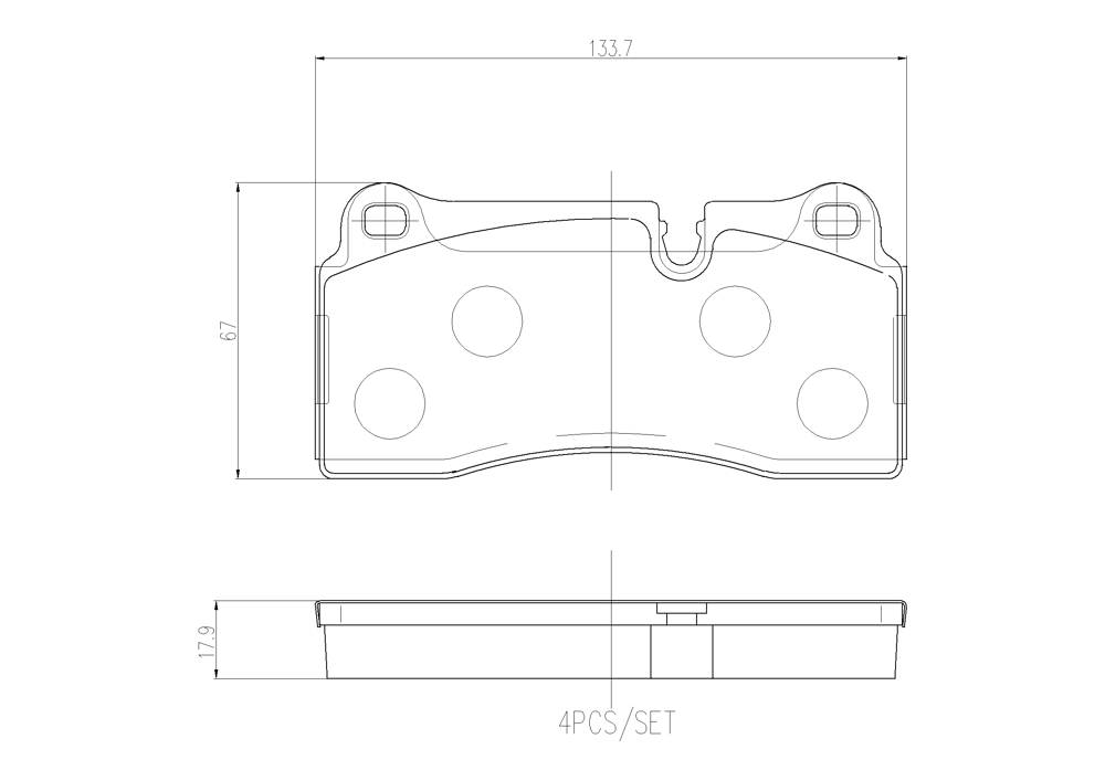 Klocki hamulcowe BREMBO P 06 111