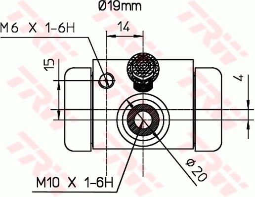Cylinderek TRW BWD316