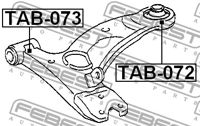 Tuleja wahacza FEBEST TAB-072