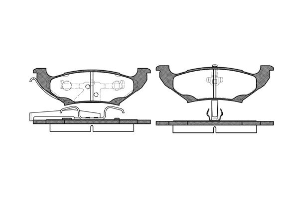 Klocki hamulcowe REMSA 0690.10