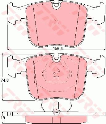 Klocki hamulcowe TRW GDB1118