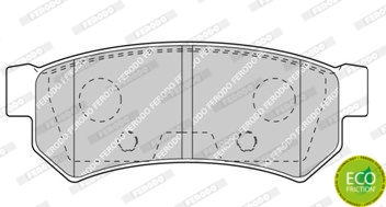 Klocki hamulcowe FERODO FDB4295
