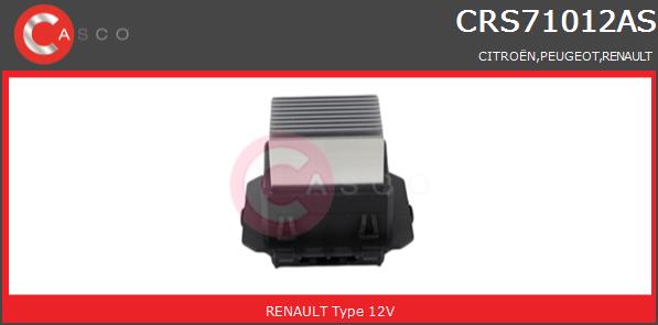 Opornik wentylatora CASCO CRS71012AS