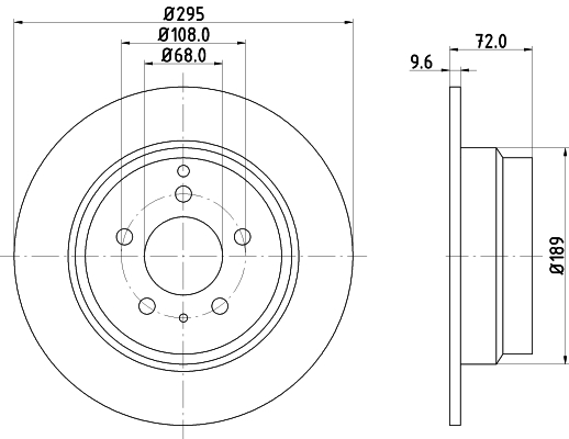 Tarcza hamulcowa HELLA PAGID 8DD 355 103-701