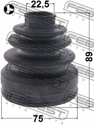 Osłona przegubu FEBEST 0515-CWT
