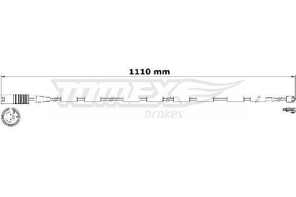 Czujnik zużycia klocków TOMEX BRAKES TX 31-16