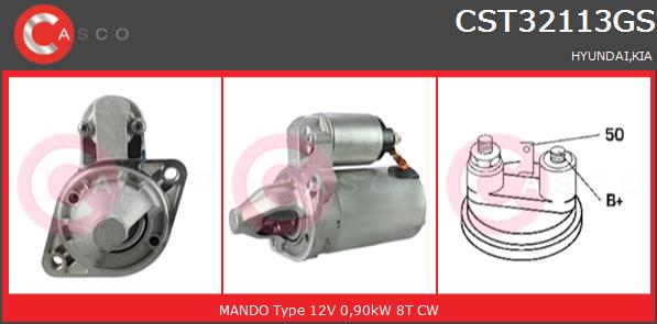 Rozrusznik CASCO CST32113GS