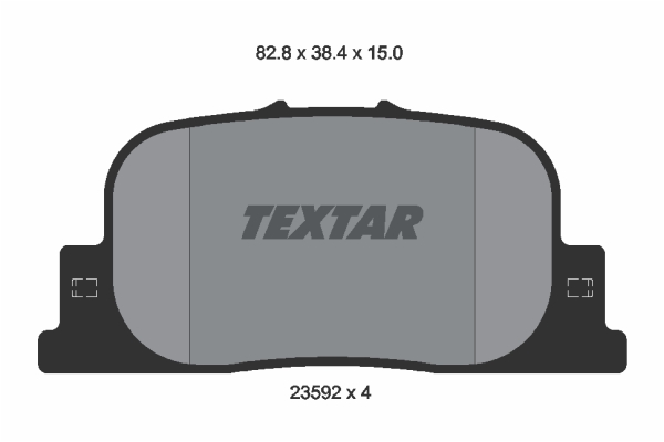Klocki hamulcowe TEXTAR 2359201
