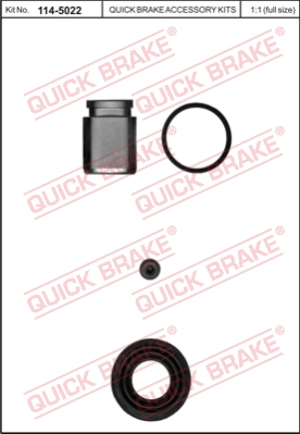 Zestaw naprawczy zacisku hamulcowego QUICK BRAKE 114-5022