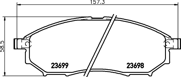 Klocki hamulcowe HELLA PAGID 8DB 355 021-101