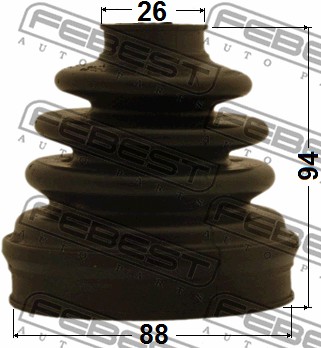 Osłona przegubu FEBEST 0515-BL23MT