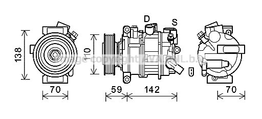 Kompresor klimatyzacji AVA QUALITY COOLING AIAK401