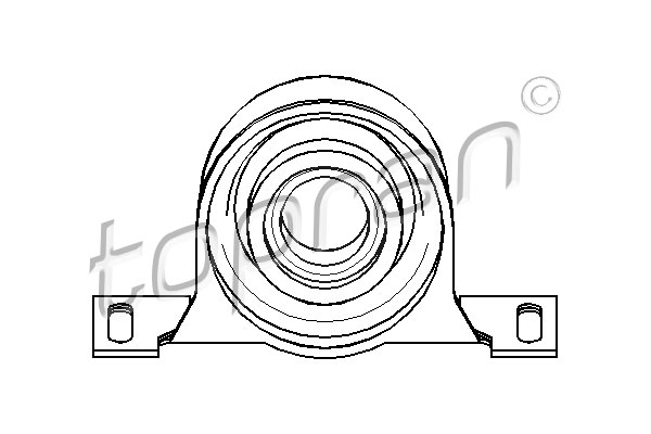 Podpora wału TOPRAN 500 014