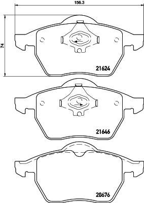 Klocki hamulcowe HELLA 8DB 355 007-881