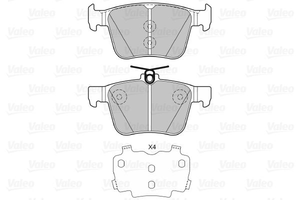 Klocki hamulcowe VALEO 601425