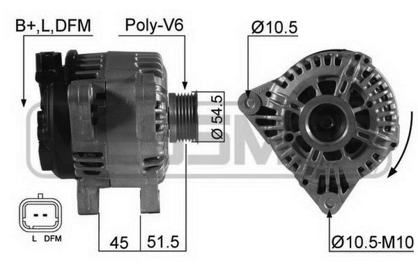 Alternator ERA 210538A